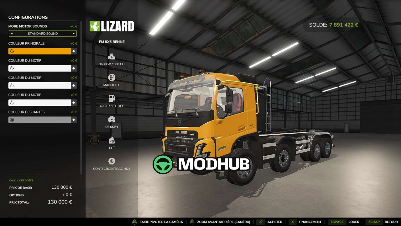 Вантажівка Volvo FMX 8×6 v1.0 для FS25