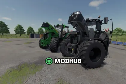 Тракторний пак John Deere 6R v1.0.0.7 для FS25 — 3