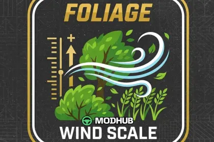 Мод Foliage Wind Scale v1.0 для FS25
