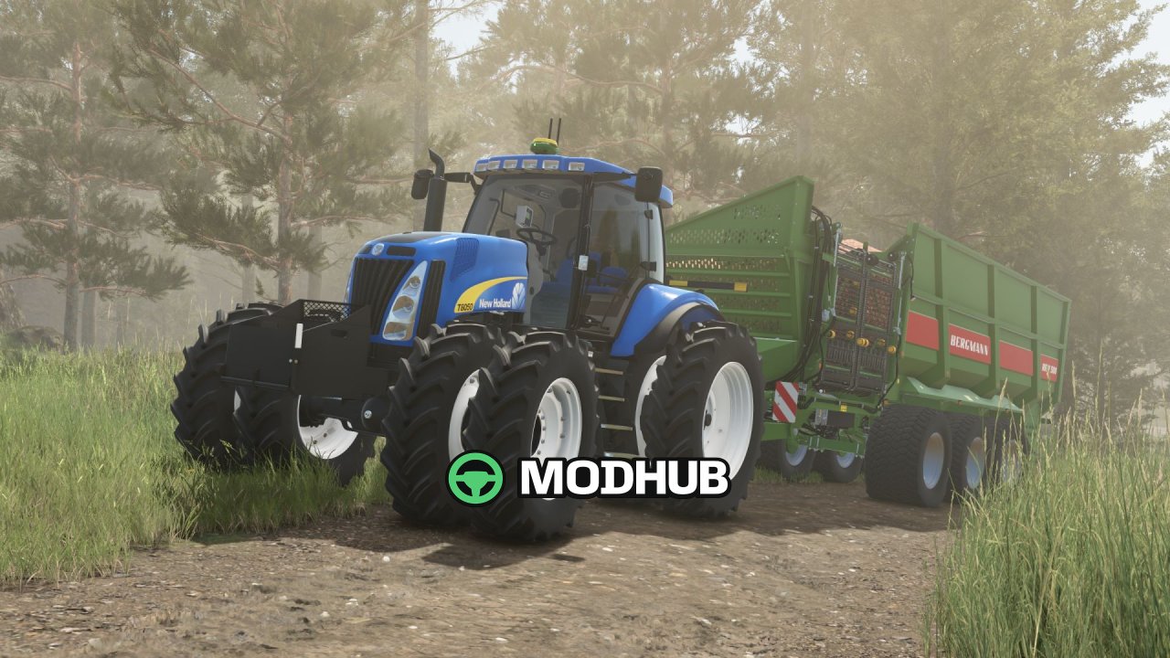 Трактор New Holland TG200 V1.0.0.1 для FS25