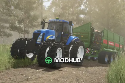 Трактор New Holland TG200 V1.0.0.1 для FS25 — 2