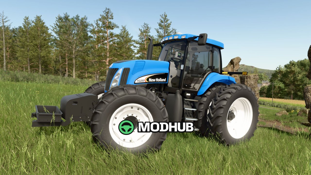 Трактор New Holland TG200 V1.0.0.1 для FS25