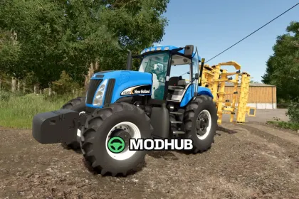 Трактор New Holland TG200 V1.0.0.1 для FS25 — 4