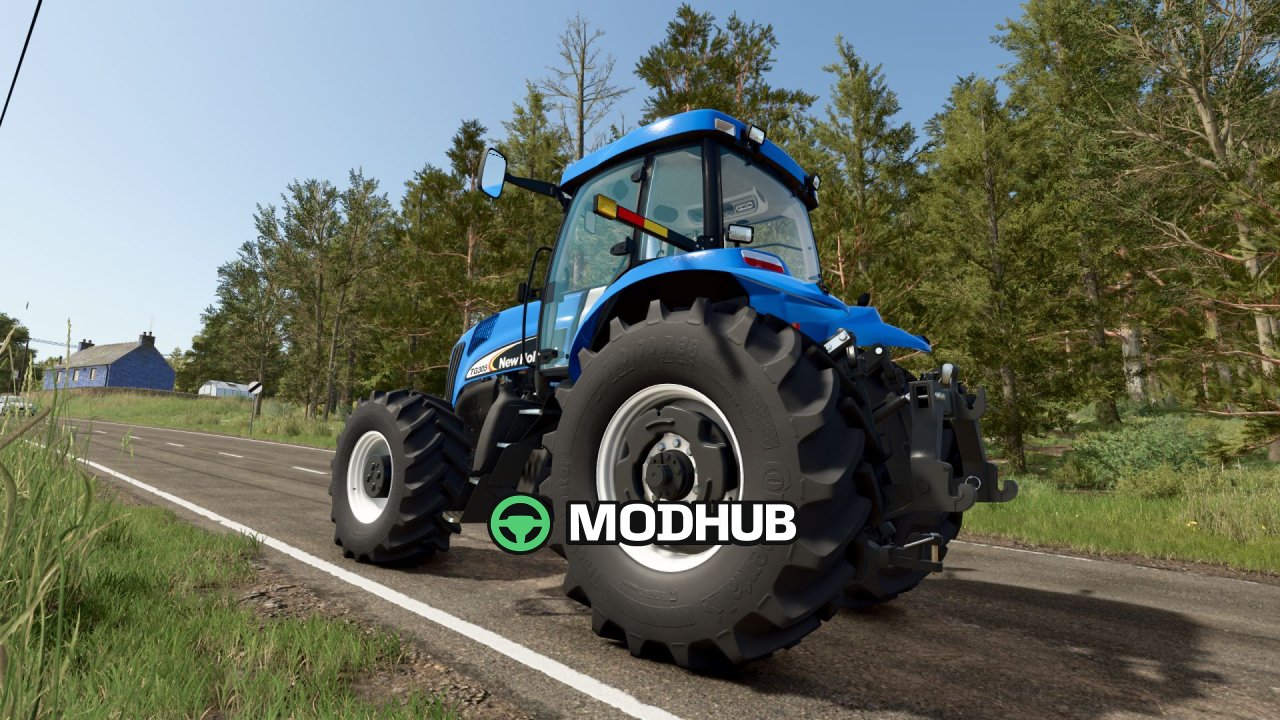 Трактор New Holland TG200 V1.0.0.1 для FS25