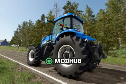 Трактор New Holland TG200 V1.0.0.1 для FS25 — 5