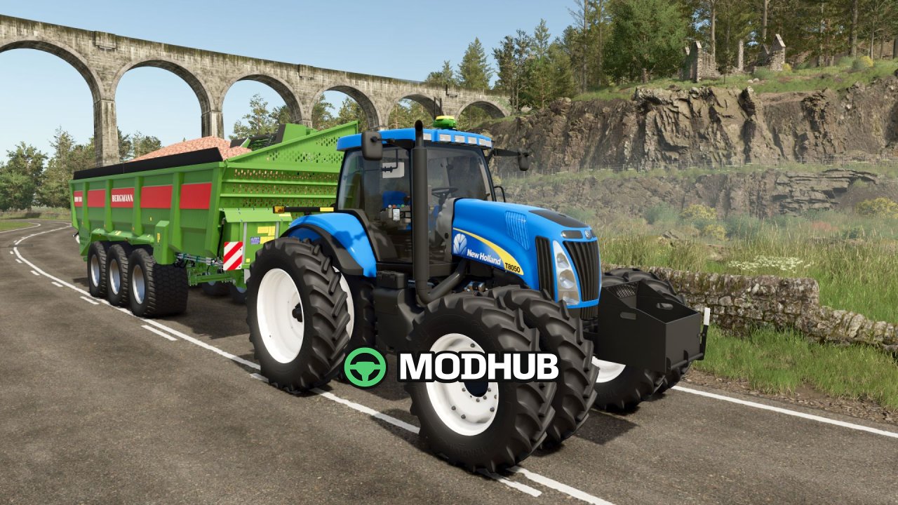 Трактор New Holland TG200 V1.0.0.1 для FS25