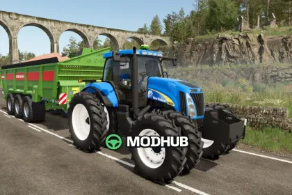 Трактор New Holland TG200 V1.0.0.1 для FS25 — 6