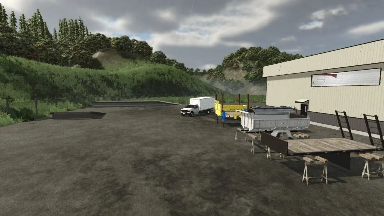 Powerful Ford F4000 2005 BR — Universal Pickup Loader for Farming Simulator 25