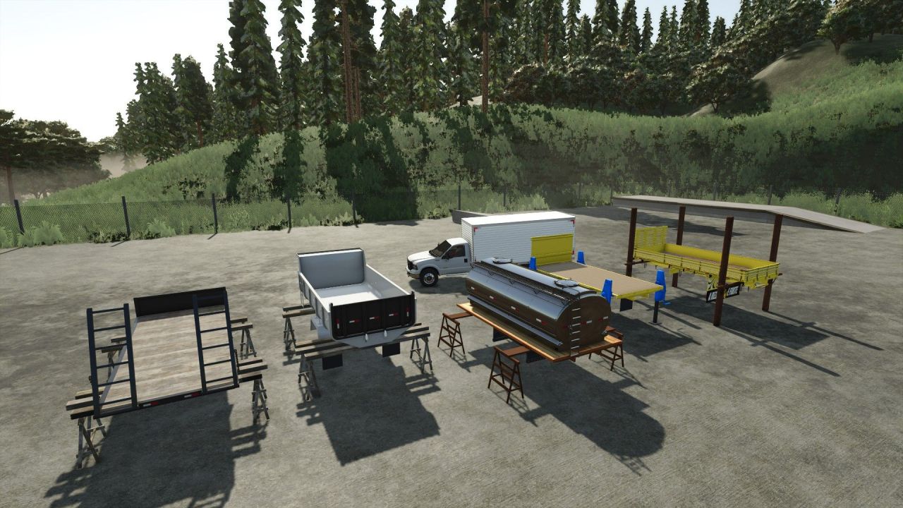 Powerful Ford F4000 2005 BR — Universal Pickup Loader for Farming Simulator 25