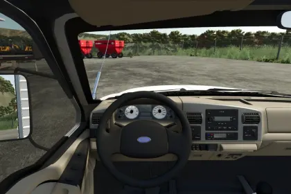 Powerful Ford F4000 2005 BR — Universal Pickup Loader for Farming Simulator 25 — 3