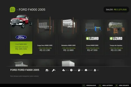 Powerful Ford F4000 2005 BR — Universal Pickup Loader for Farming Simulator 25 — 5