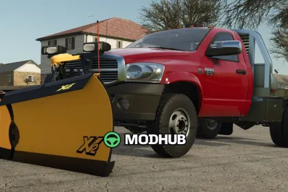Пікап Dodge Ram 3500/5500 Flatbed 2006 для FS25 — 5