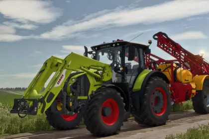 Efficient Sprayer Woprol Proton 2500 for Farming Simulator 25 — 28 m and 2500 l — 2