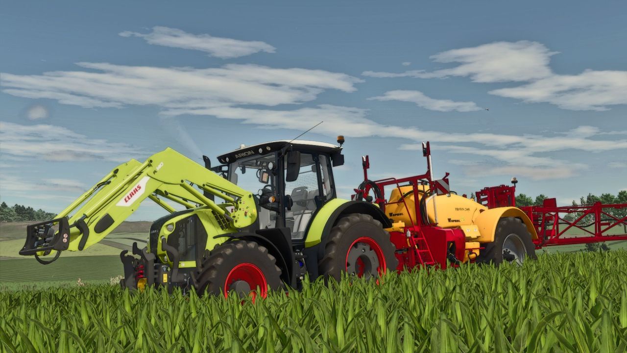 Efficient Sprayer Woprol Proton 2500 for Farming Simulator 25 — 28 m and 2500 l
