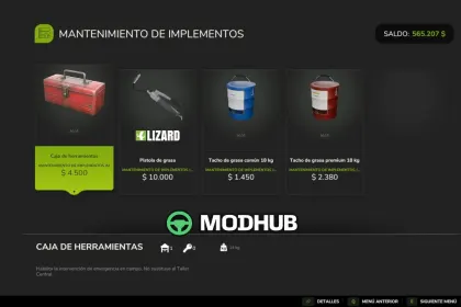 Скрипт Implement Maintenance V1.0.1 для FS25 — 2