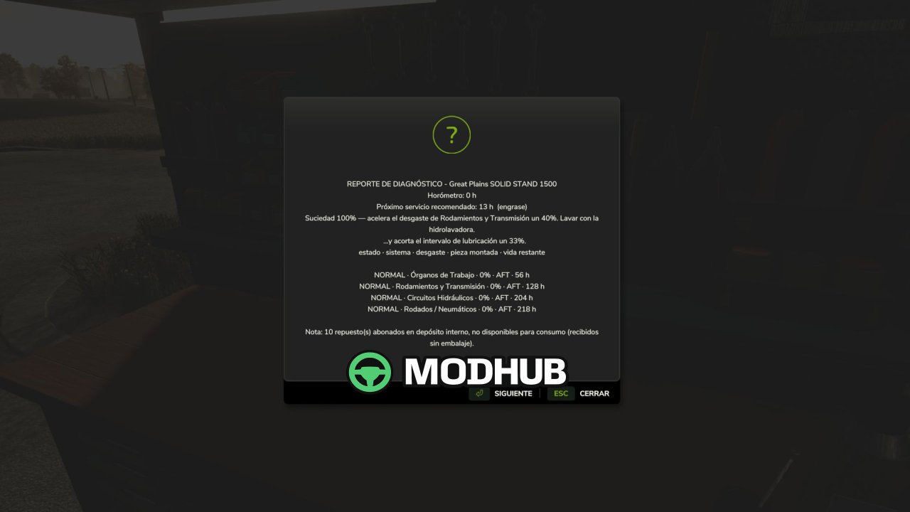 Скрипт Implement Maintenance V1.0.1 для FS25