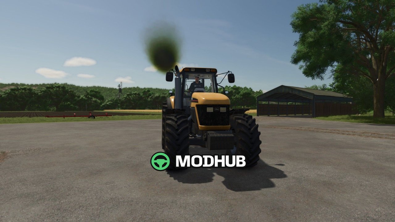 Дим вихлопу Real Exhaust Smoke BETA 2 V0.3 для FS25