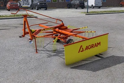 Mounted Single-Rotor Windrower Agram for Farming Simulator 25 — 4