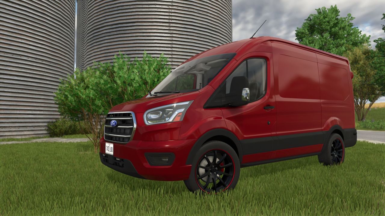 Швидкий та Універсальний Фургон Ford Transit MK8 для Farming Simulator 25 - Скріншоти