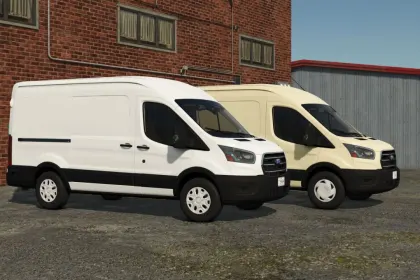Fast and Versatile Van Ford Transit MK8 for Farming Simulator 25 — 4