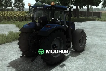 Трактор New Holland T6 2018 V1.0.0.5 для FS25 — 2