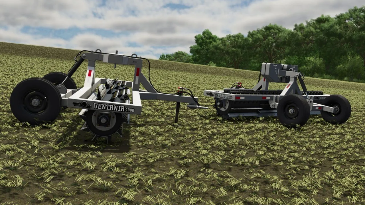 Efficient Triângulo Ventania 4000 Roller-Cutter for Quick Soil Preparation