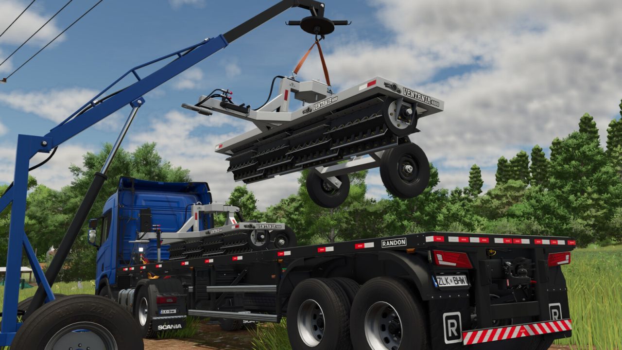 Efficient Triângulo Ventania 4000 Roller-Cutter for Quick Soil Preparation