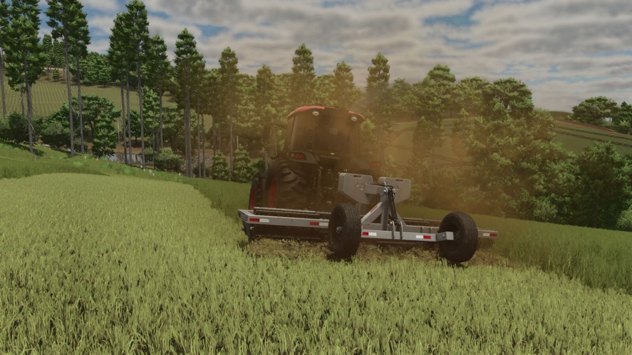 Efficient Triângulo Ventania 4000 Roller-Cutter for Quick Soil Preparation