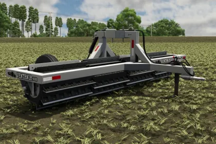 Efficient Triângulo Ventania 4000 Roller-Cutter for Quick Soil Preparation — 4