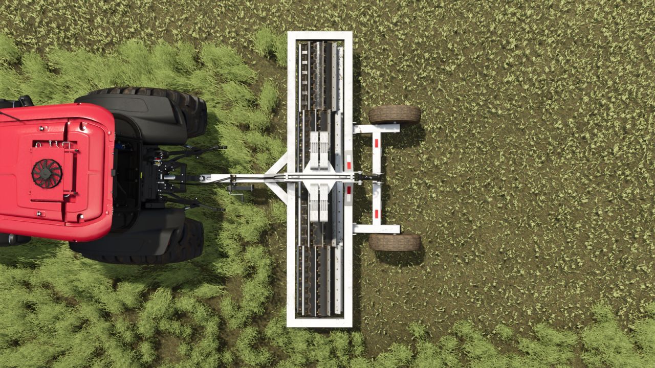 Efficient Triângulo Ventania 4000 Roller-Cutter for Quick Soil Preparation