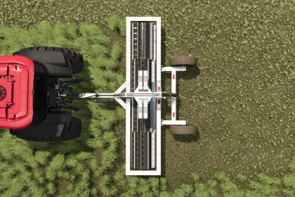 Efficient Triângulo Ventania 4000 Roller-Cutter for Quick Soil Preparation — 5