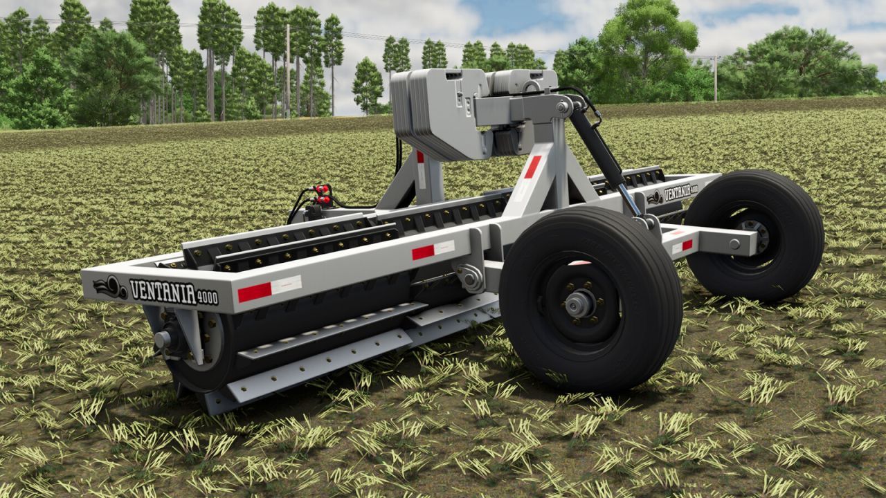 Efficient Triângulo Ventania 4000 Roller-Cutter for Quick Soil Preparation