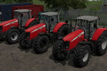 Трактор Massey Ferguson 7400 для Farming Simulator 25