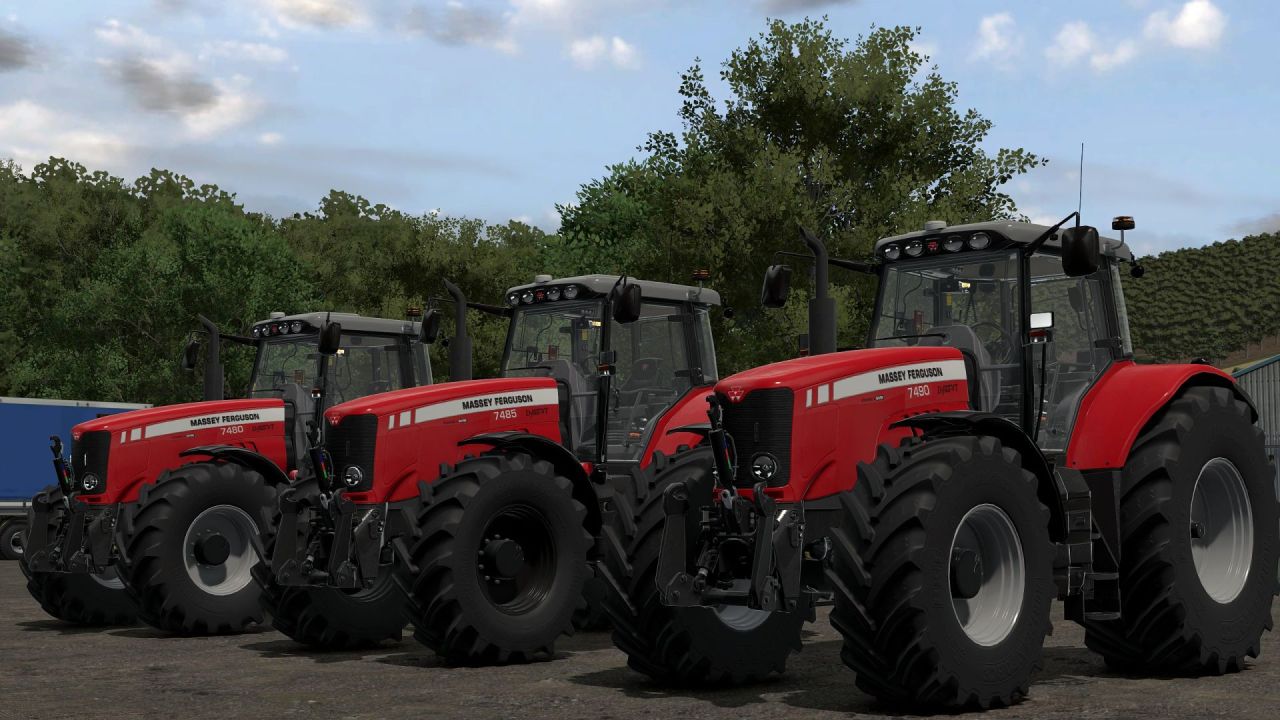 Трактор Massey Ferguson 7400 для Farming Simulator 25