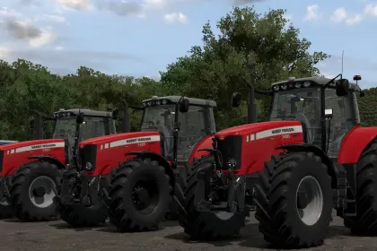 Трактор Massey Ferguson 7400 для Farming Simulator 25 — 2