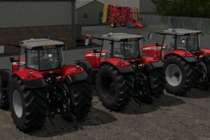 Трактор Massey Ferguson 7400 для Farming Simulator 25 — 3
