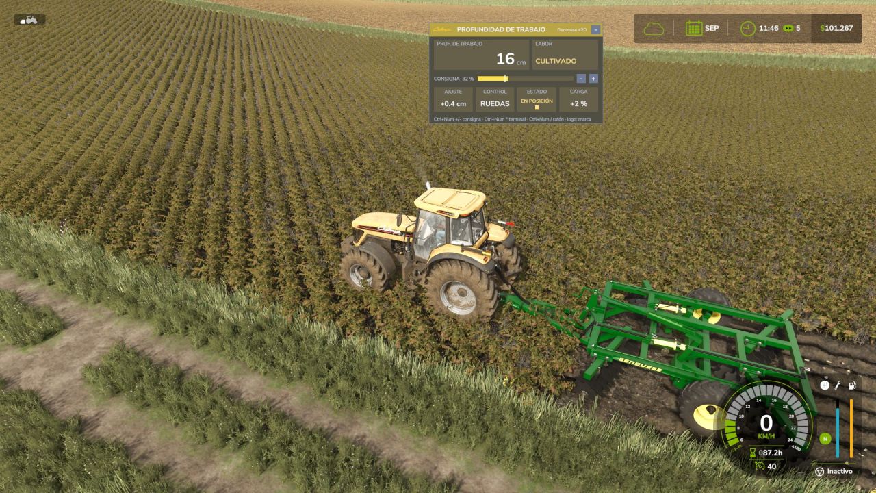 Система змінної глибини роботи для Farming Simulator 25