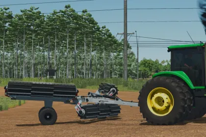 Efficient Triangulo Pegasus RFS-400 Knife Roller for Precision Soil Processing in FS25 — 3