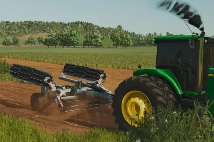 Efficient Triangulo Pegasus RFS-400 Knife Roller for Precision Soil Processing in FS25 — 4