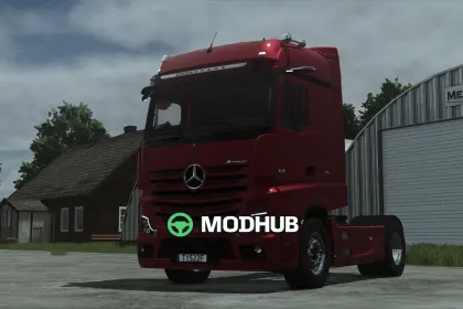 Вантажівка Mercedes-Benz Actros 2020 V1.0.0.2 для FS25 — 2