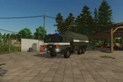 Патрульна машина Jelcz P662 для знешкодження мін для Farming Simulator 25