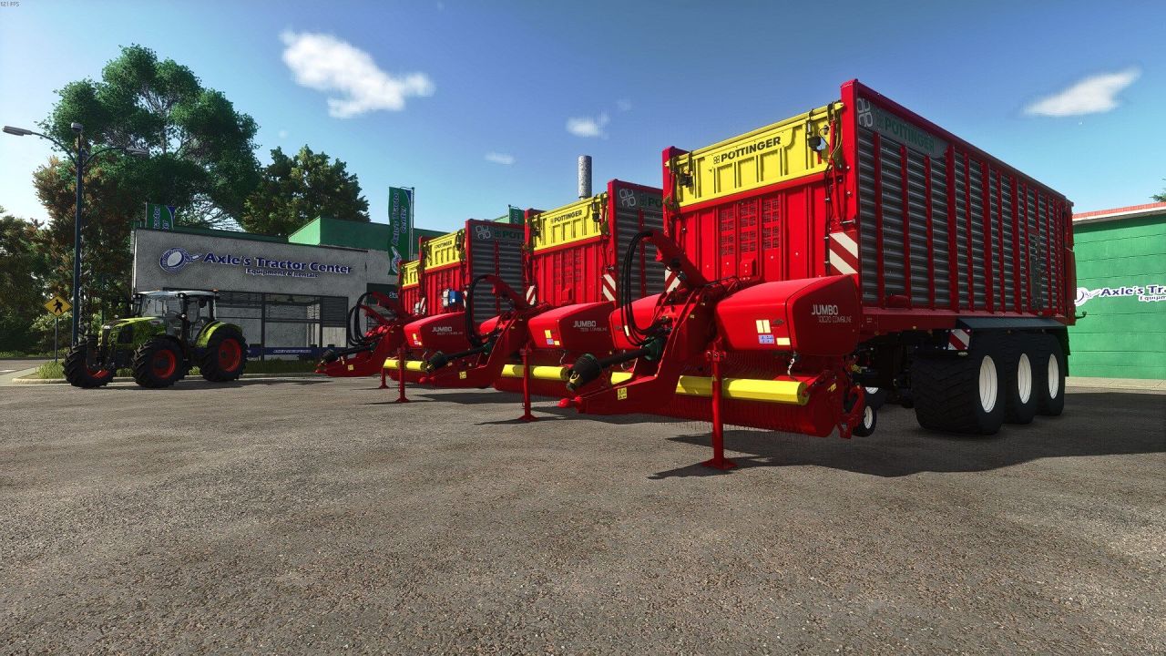 Силосні причепи Pöttinger Jumbo Pack для Farming Simulator 25