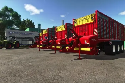 Силосні причепи Pöttinger Jumbo Pack для Farming Simulator 25 — 3