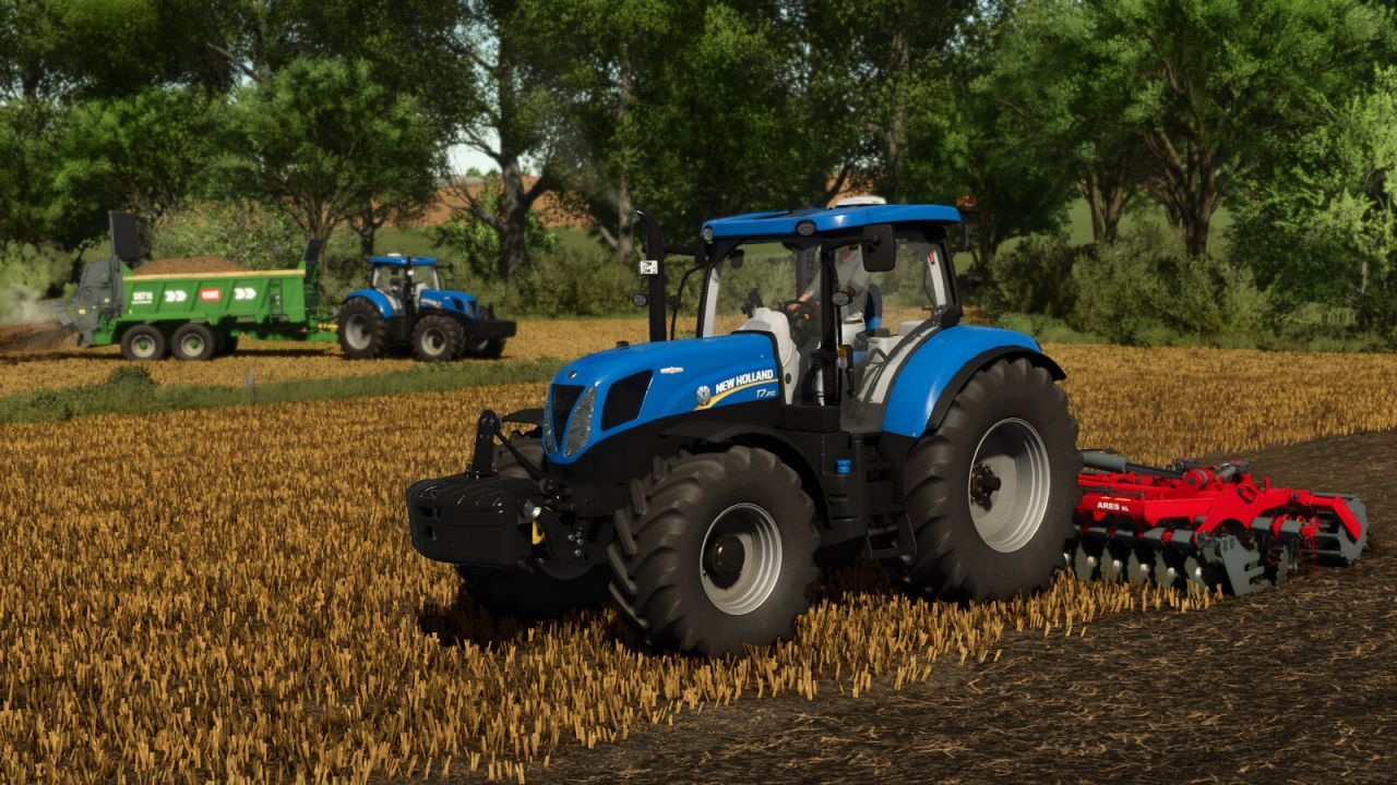 Leistungsstarker Traktor New Holland T7 2011 Serie — 4 Modelle und maximale Konfigurationen für FS25