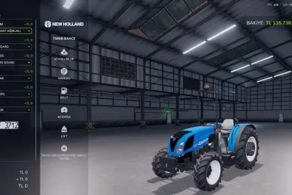 Трактор New Holland T580 Edit для Farming Simulator 25 — 2