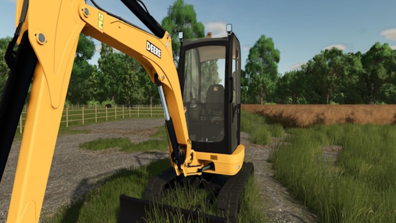 Мініекскаватор John Deere 35C ZTS для Farming Simulator 25