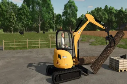 Мініекскаватор John Deere 35C ZTS для Farming Simulator 25 — 3