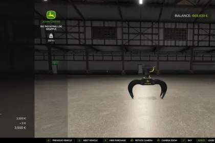 Мініекскаватор John Deere 35C ZTS для Farming Simulator 25 — 4