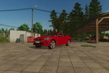Автомобіль Kia Stringer GT для Farming Simulator 25