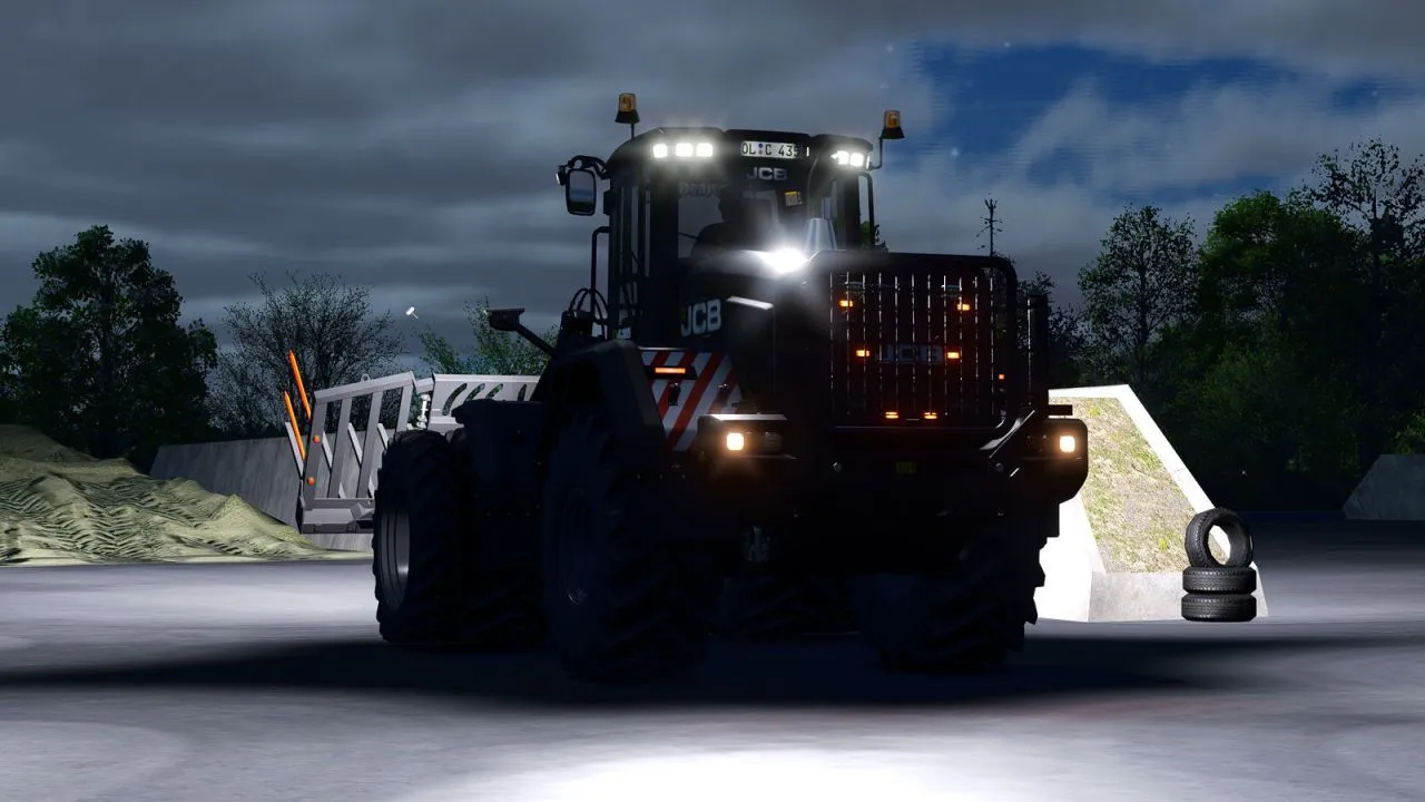 Powerful Wheel Loader JCB 435S Agri for Farm, Silage and Biogas